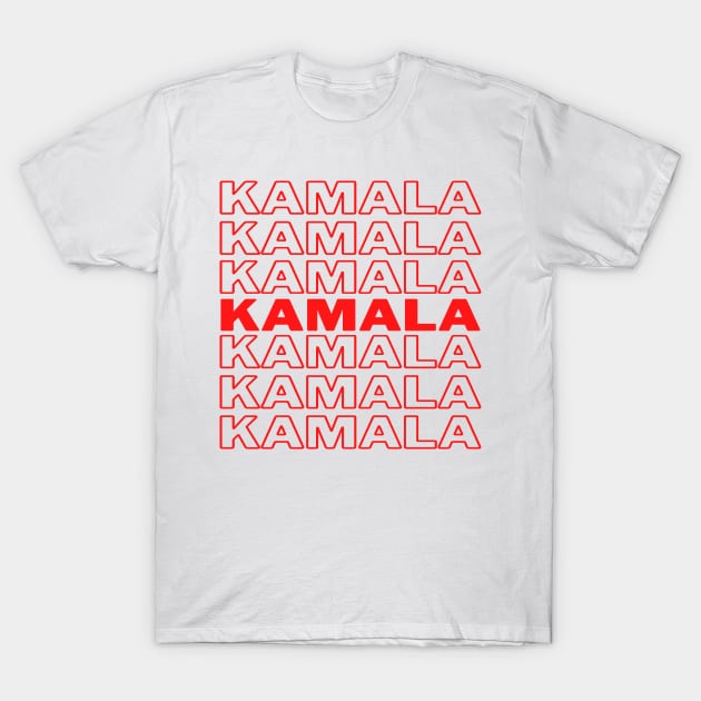 Kamala Harris For President 2020 Support for Kamala Thank You Bag Typography T-Shirt by Shirtz Tonight